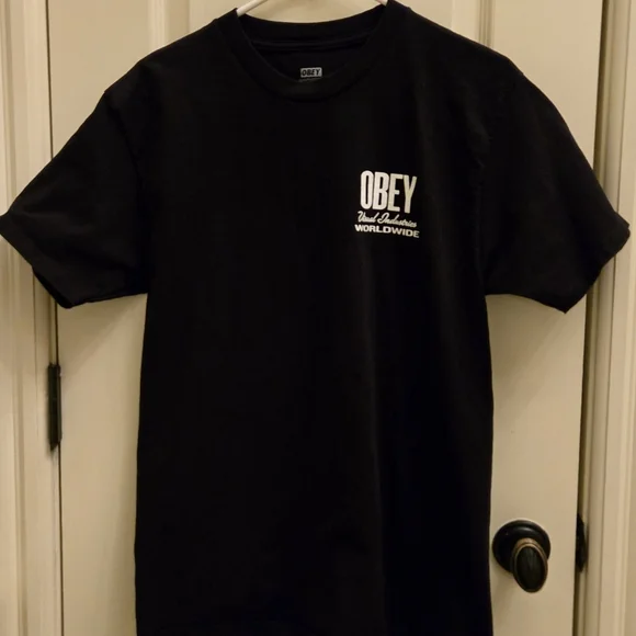 Obey Black Short Sleeve Tee - Picture 1 of 3